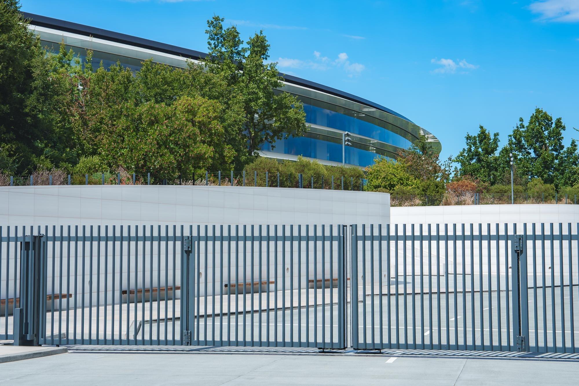 Modern Architectural Structure With Curved Glass P