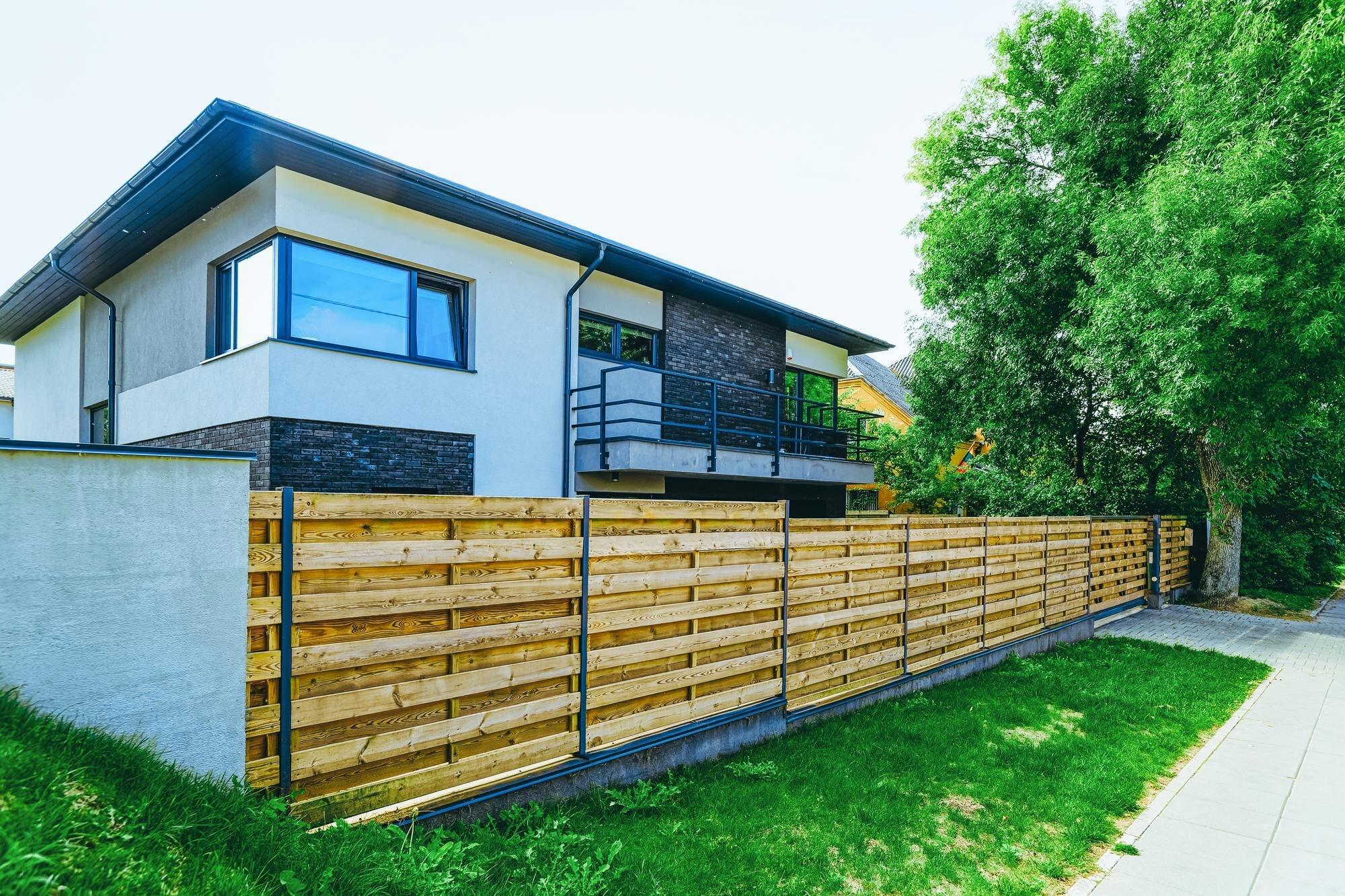 Modern House Building Real Estate Architecture Con