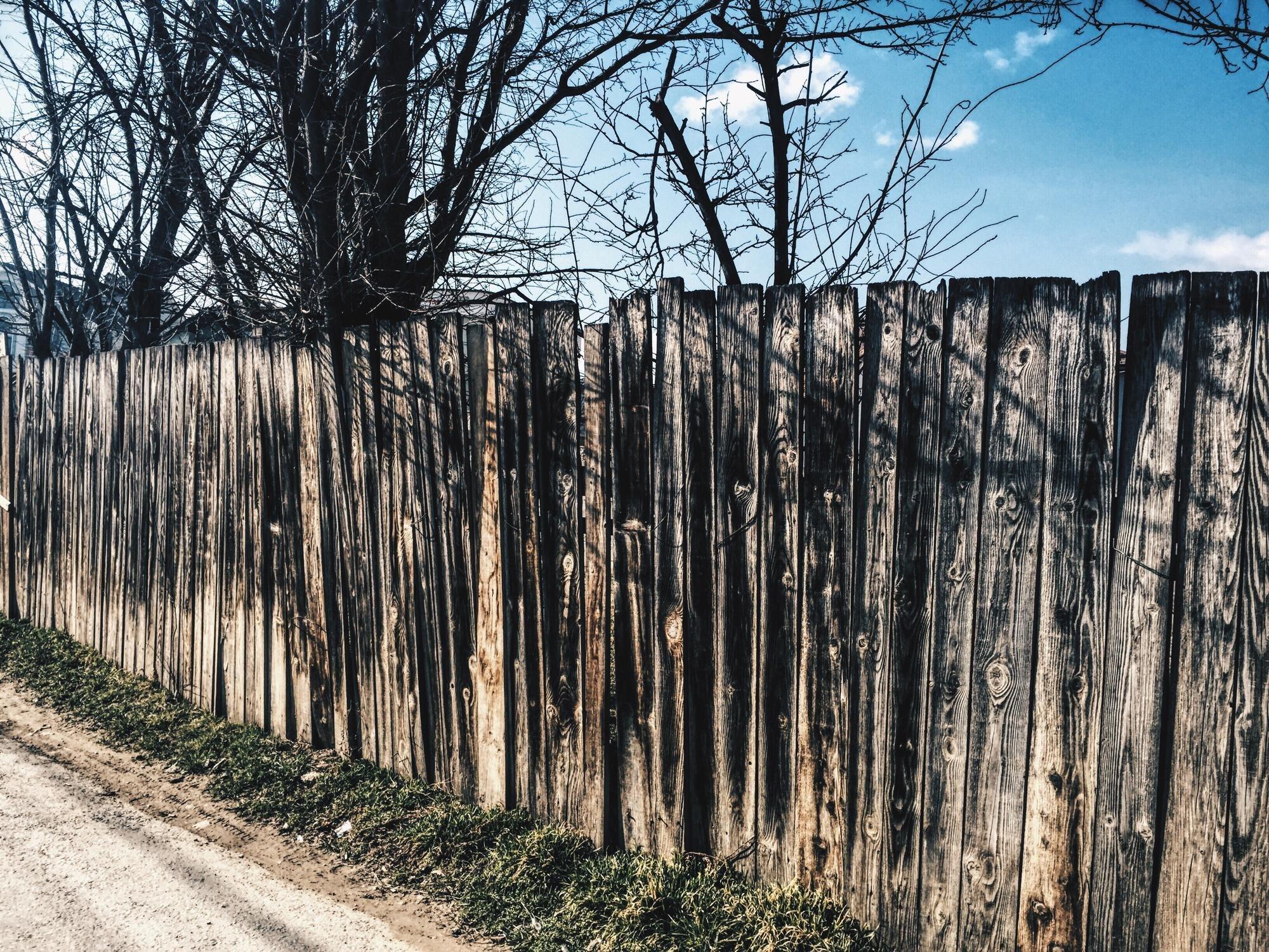 Rustic Wooden Fence